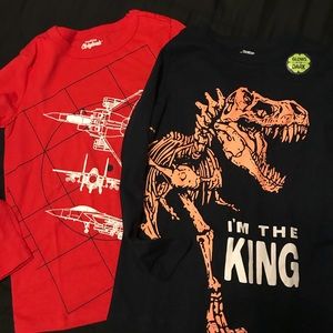 BNWOT Boys Oshkosh long sleeve t-shirts!!